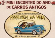 1º Mini Encontro de Carros Antigos do Ano acontece neste domingo (01/02) em São João da Boa Vista