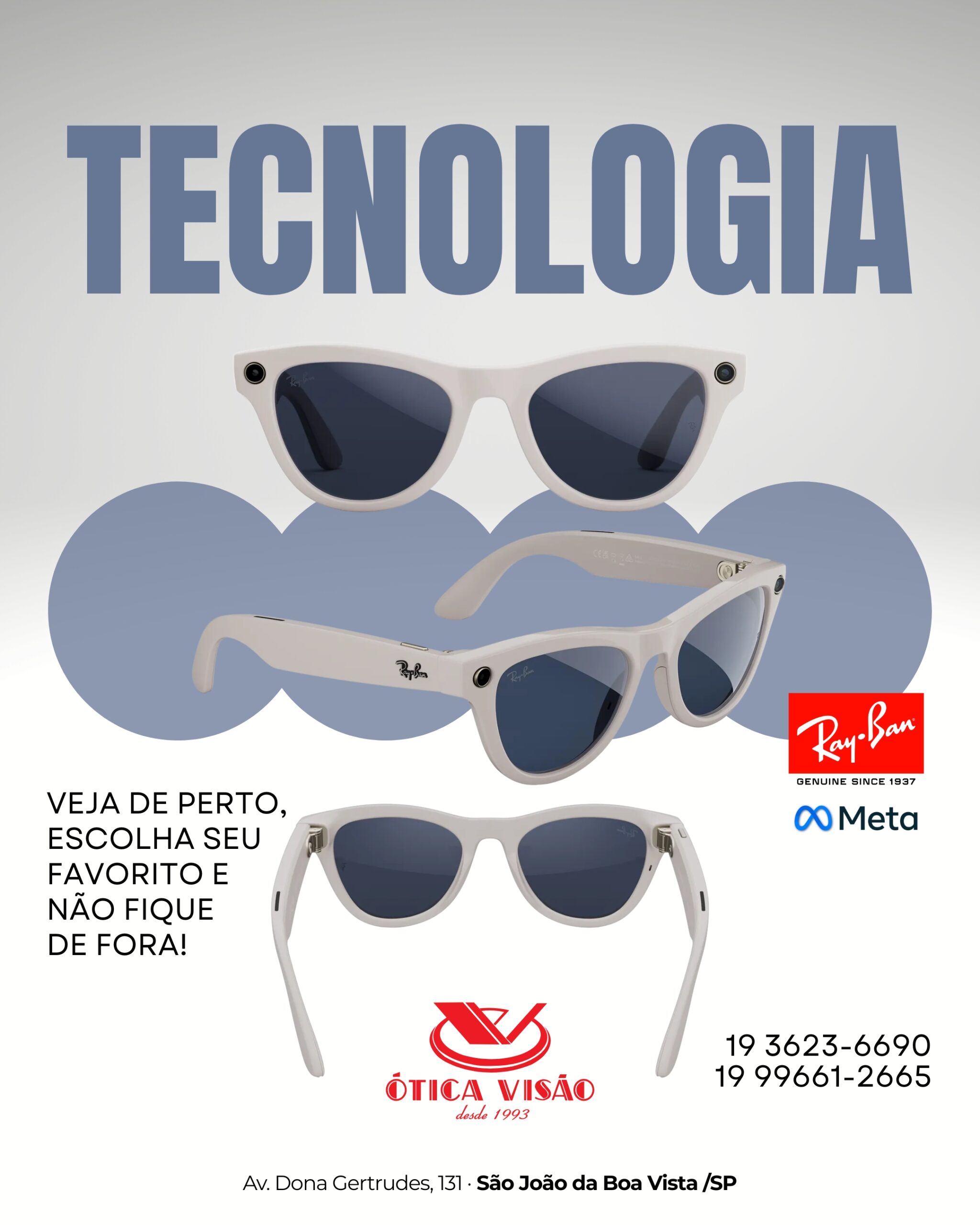Ótica Visão - Ray-Ban Meta
