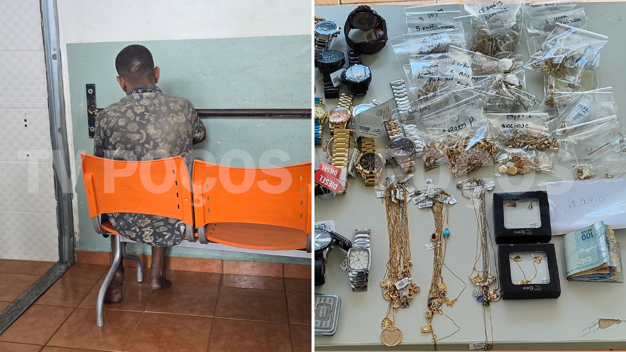 Imagem de Homem é preso após mais de 10 horas de cerco em shopping de Poços de Caldas