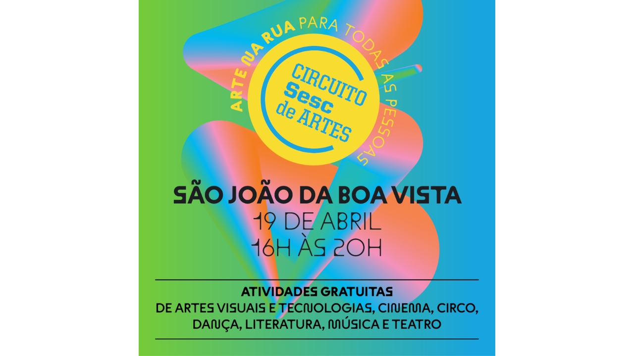 Imagem de Cultura gratuita toma conta da praça: Circuito Sesc de Artes chega a São João com programação especial