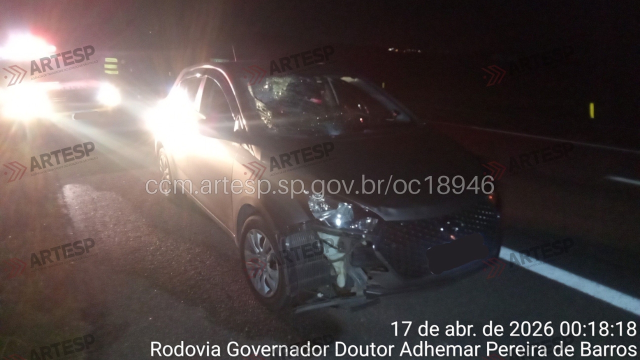 Imagem de Pedestre morre após ser atropelado na SP-342 – São João da Boa Vista/Águas da Prata