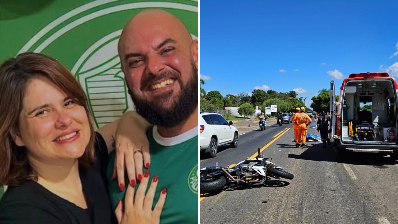 Imagem de Casal de Mogi Guaçu morre em grave acidente de moto na MG-455, em Andradas